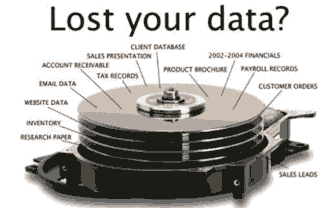 Den typ av data som kan finnas p&aring; en h&aring;rddisk